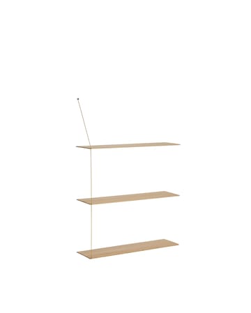 Stedge wall shelf 80 cm - Oak - Woud