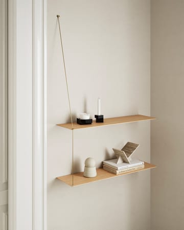 Stedge wall shelf 80 cm - Oak - Woud