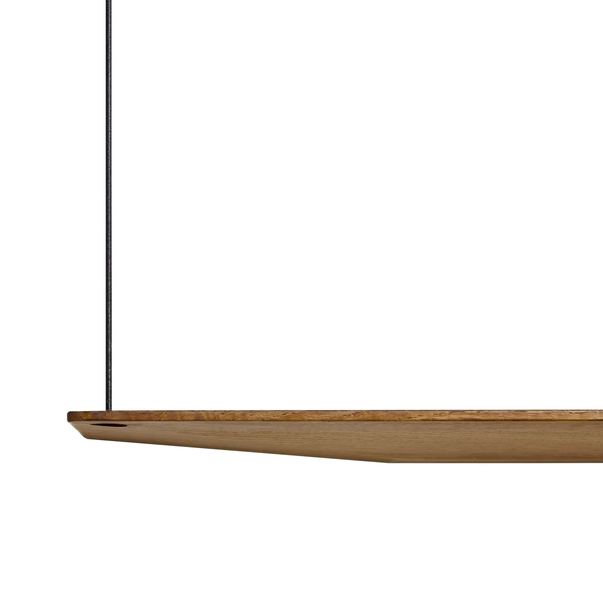Stedge wall shelf 80 cm, Smoked oak Woud