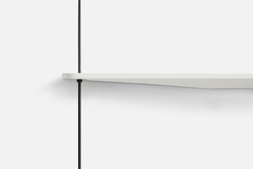 Stedge wall shelf 80 cm - White-painted oak - Woud