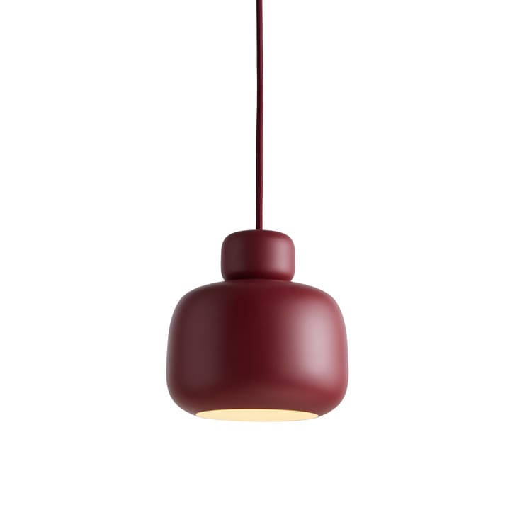 Stone ceiling lamp small - Deep red - Woud