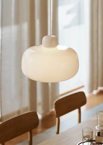Stone ceiling lamp small - Large, oval - Woud