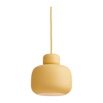 Stone ceiling lamp small - Mustard yellow - Woud