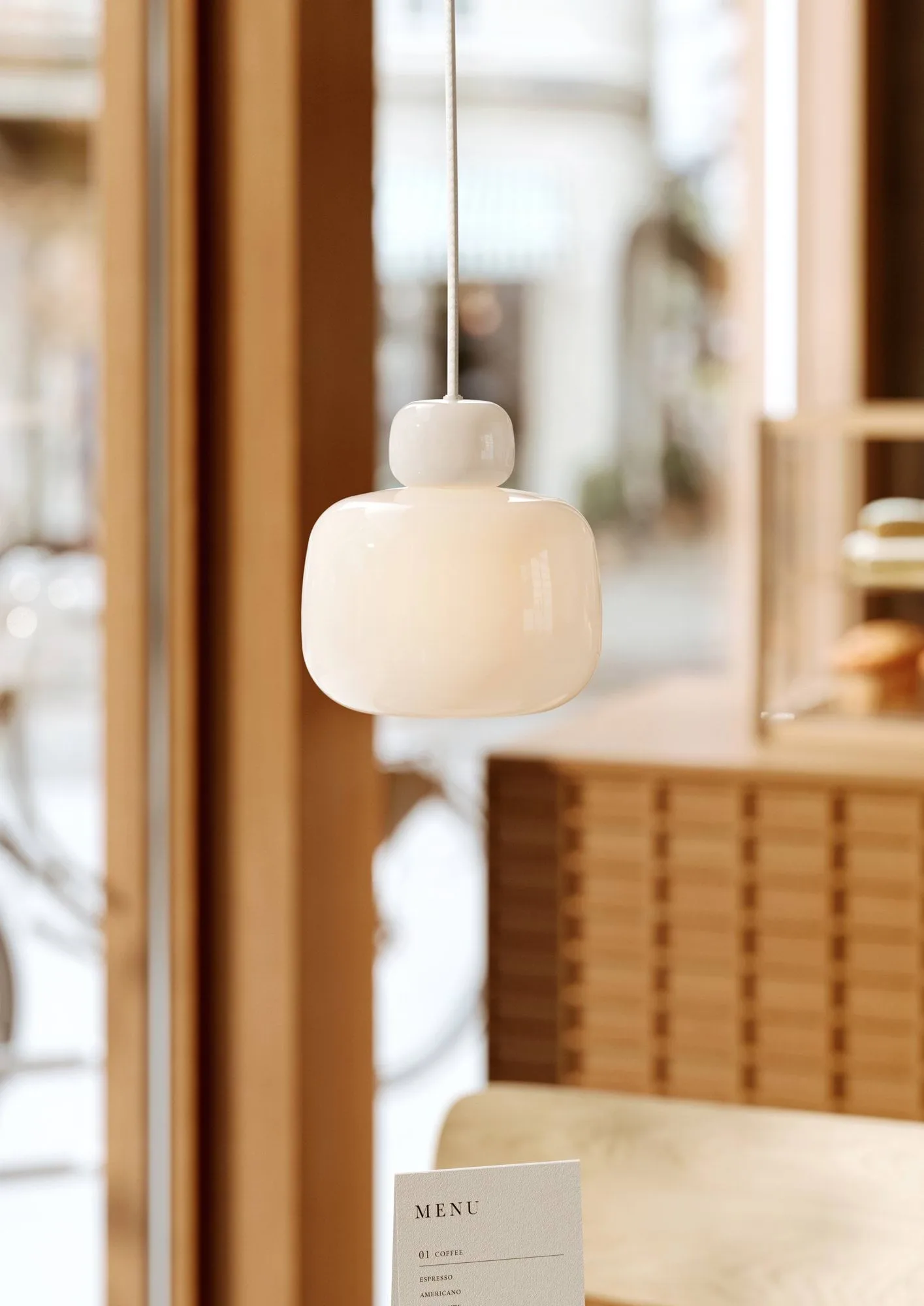 Stone ceiling lamp small, Small Woud