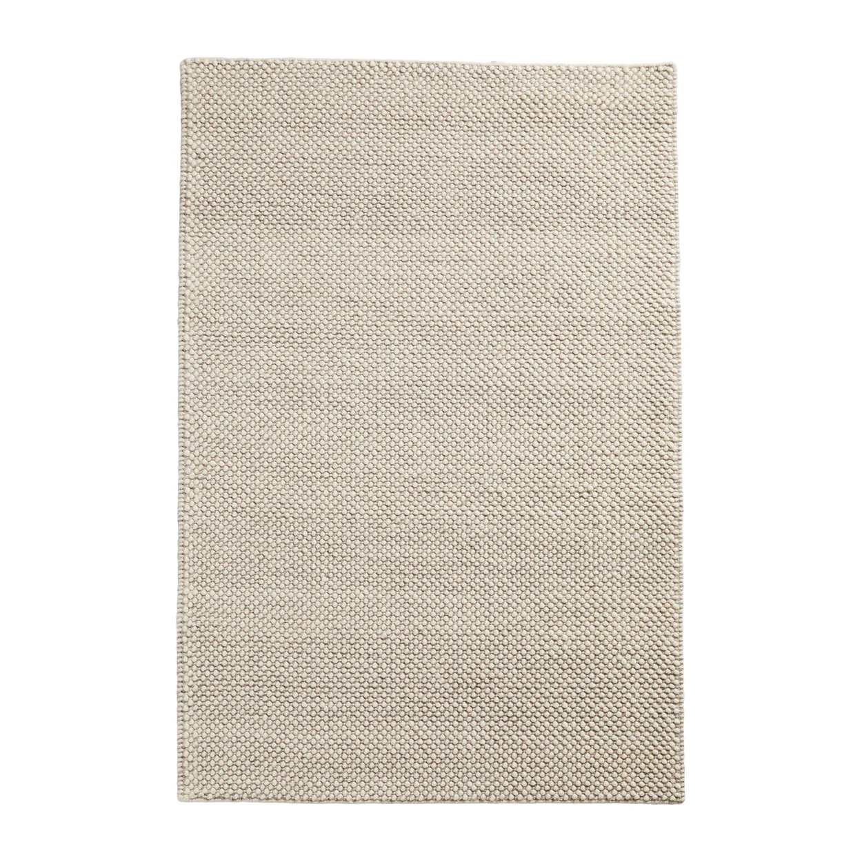 Woud Tact rug off-white 90x140 cm | Scandinavian Design | Wool rugs | White