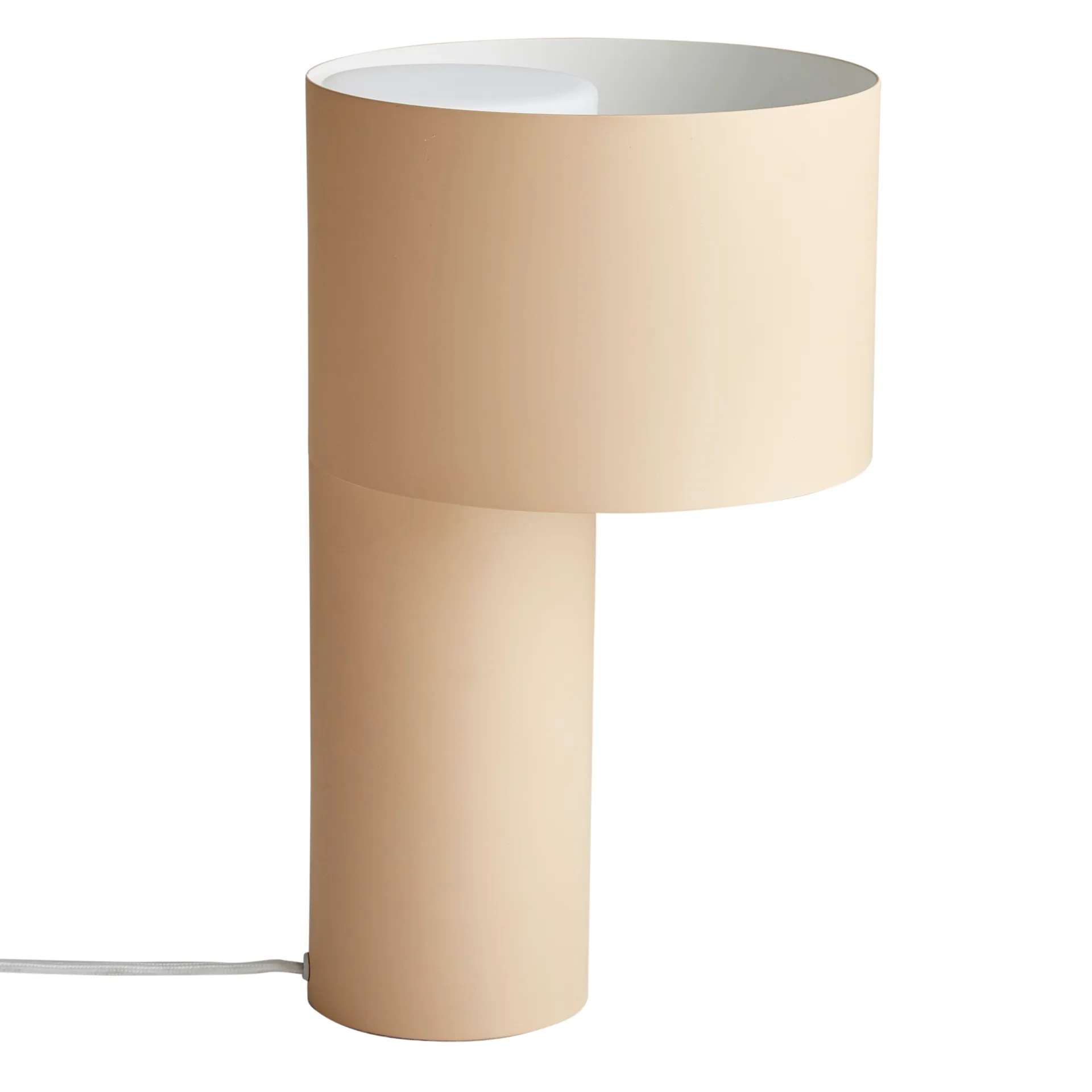 Tangent table lamp, sand Woud