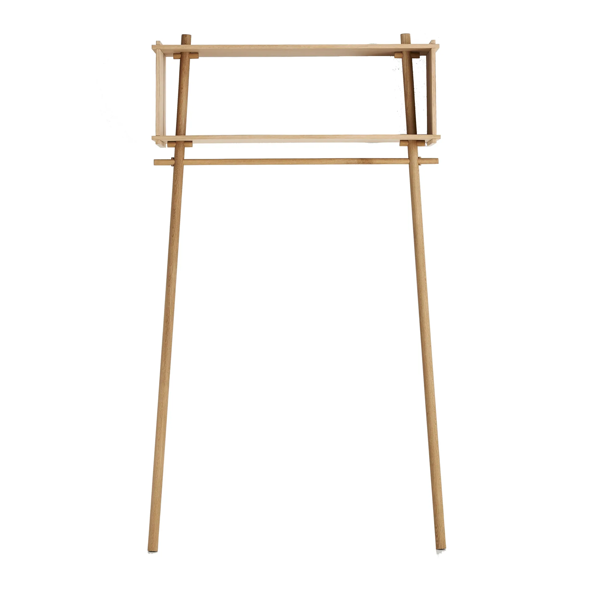 Töjbox clothes hanger, large, Treated oak Woud