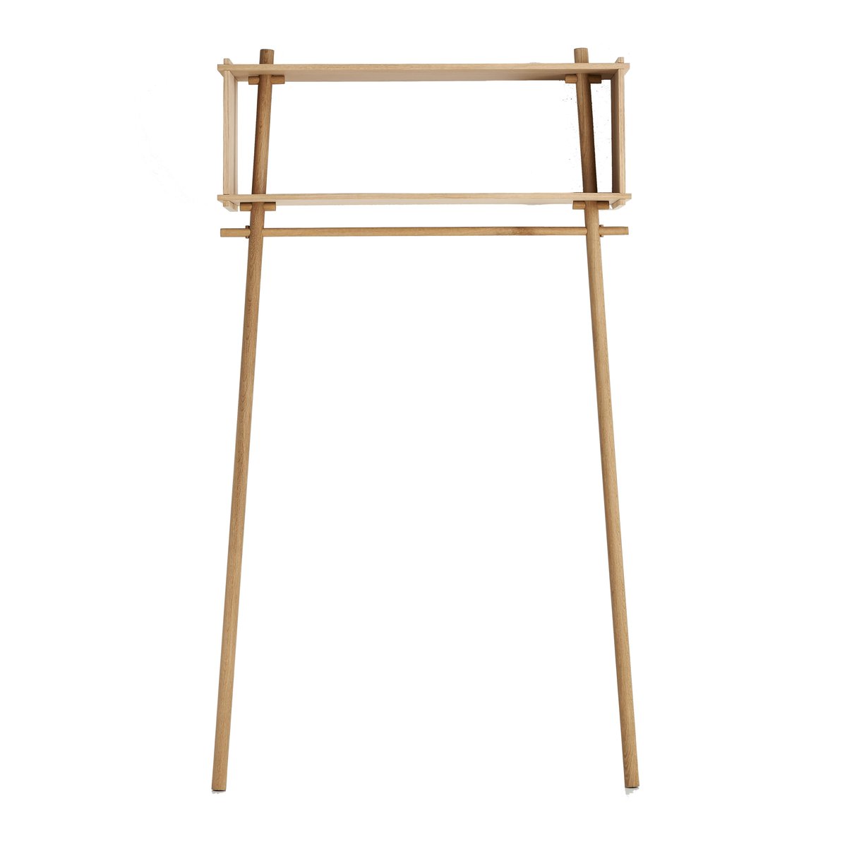 Woud Töjbox clothes hanger, large Treated oak | Scandinavian Design | Clothes racks, coat stands & hangers | Brown
