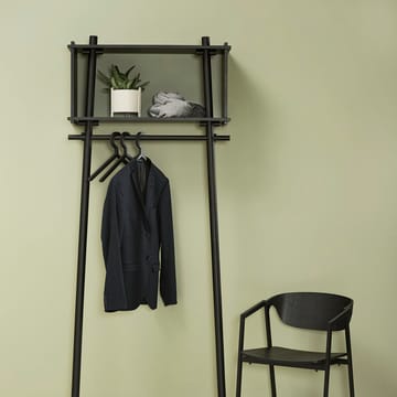 Tojbox hanger - Black lacquered oak - Woud