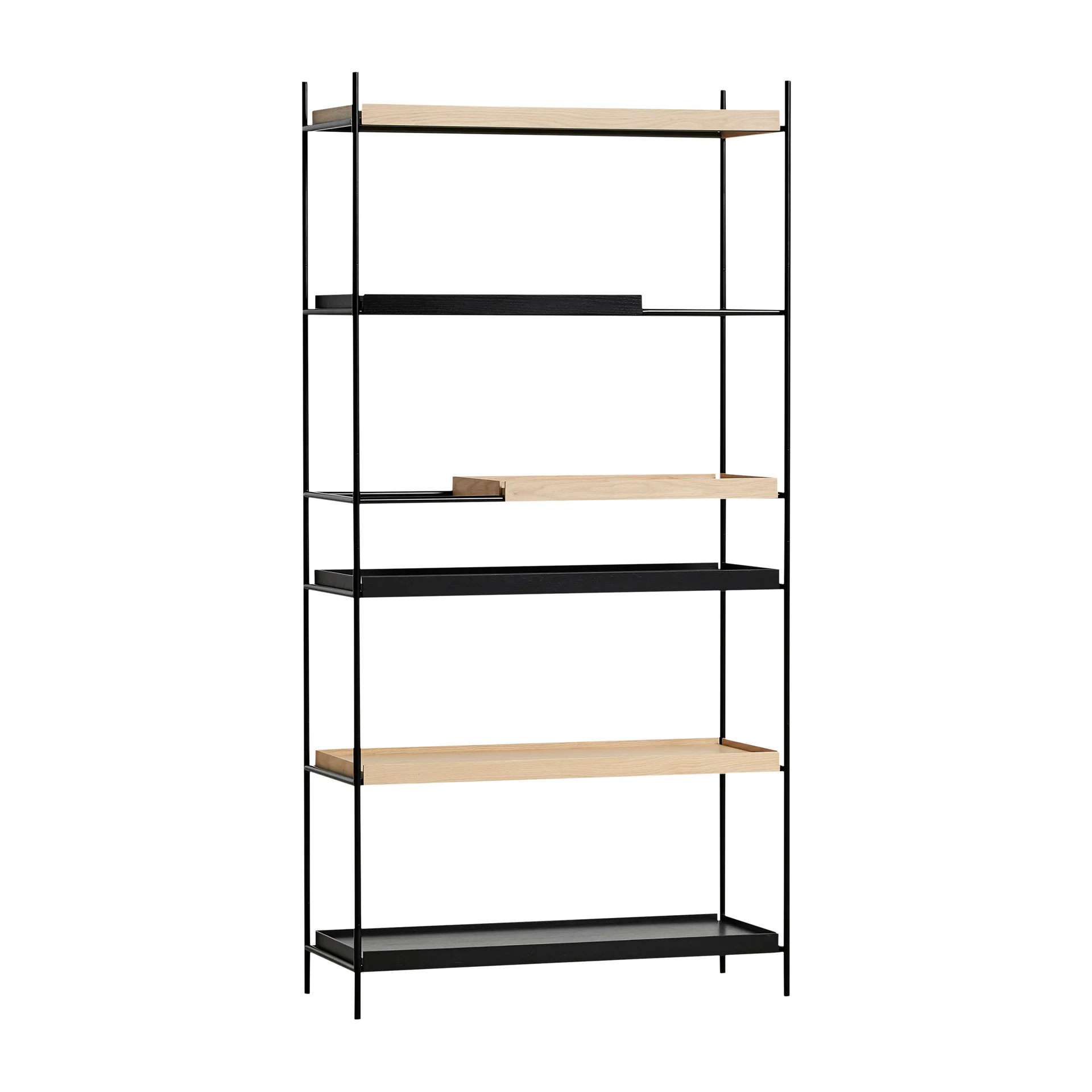 Tray shelf high oak, 100x201 cm, Style 3 Woud