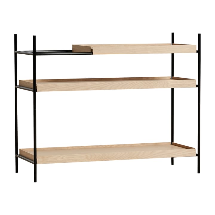 Tray shelf low oak, 80x100 cm - Style 1 - Woud