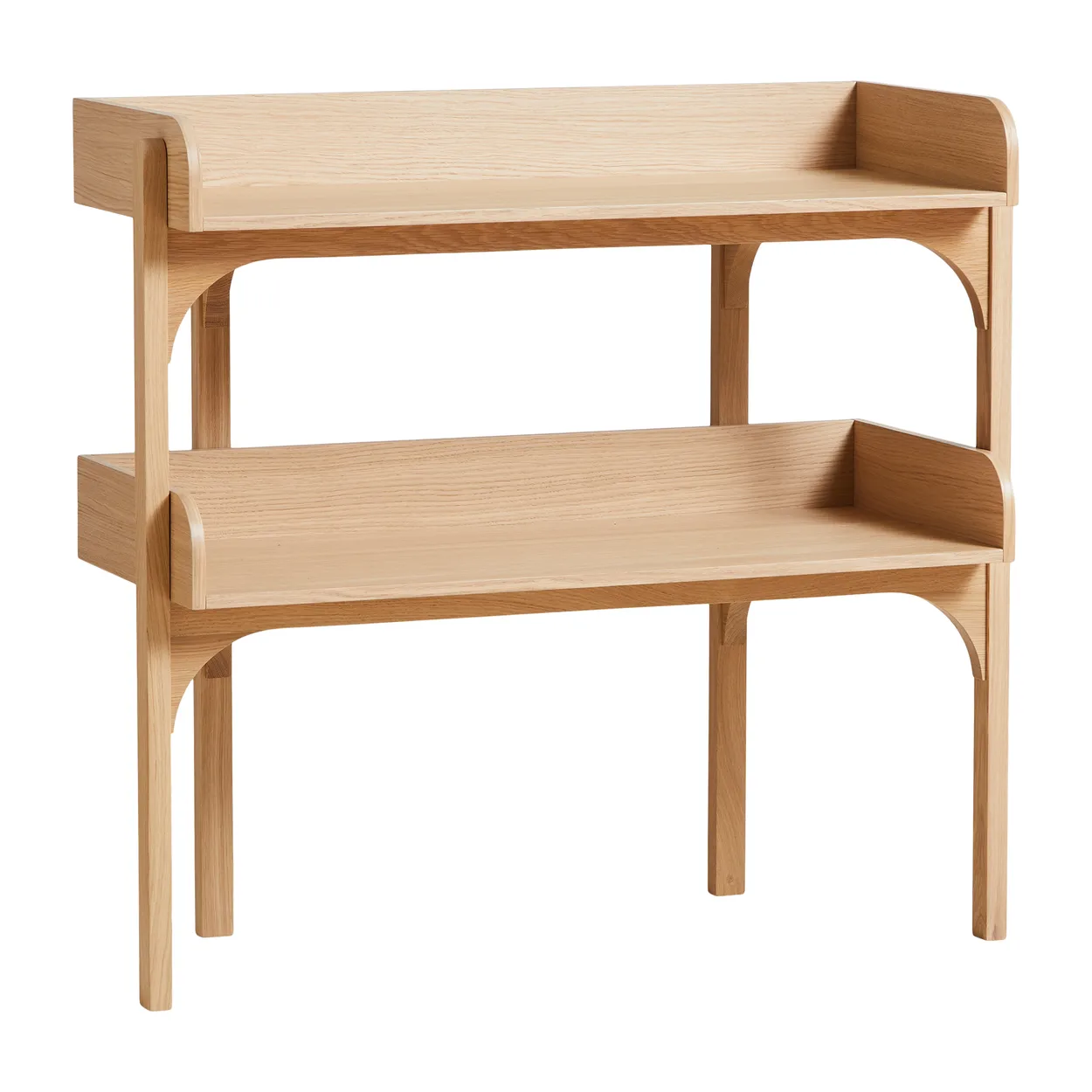 Woud Utility shelf 82.5x84.5 cm Oak | Scandinavian Design | Shelves & shelving systems | Beige