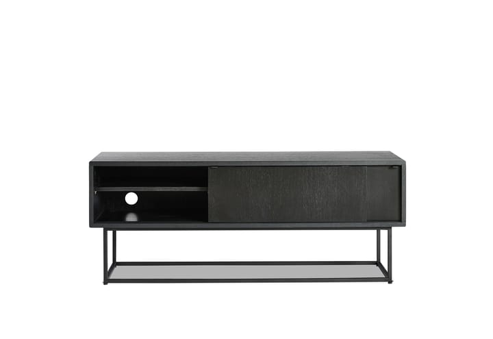 Virka media bench - Black - Woud