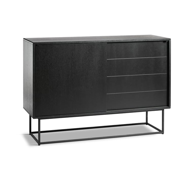Virka side table, high 120 cm - Black - Woud