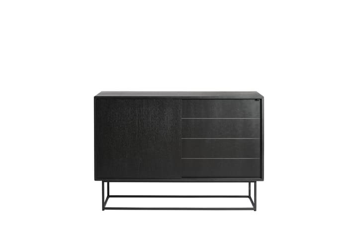 Virka side table, high 120 cm - Black - Woud