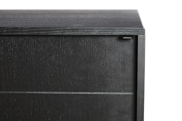 Virka side table, high 120 cm - Black - Woud