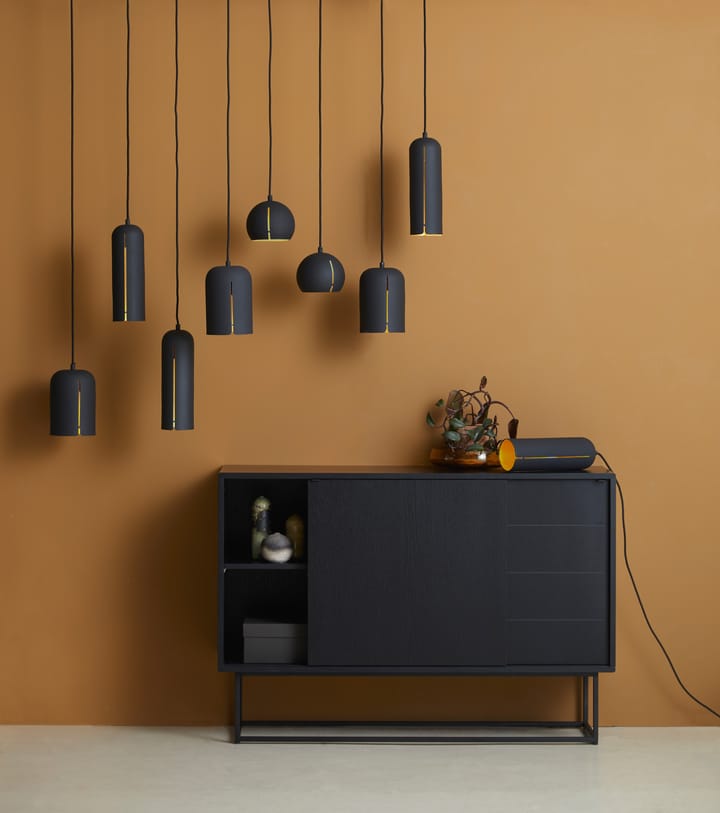 Virka side table, high 120 cm - Black - Woud