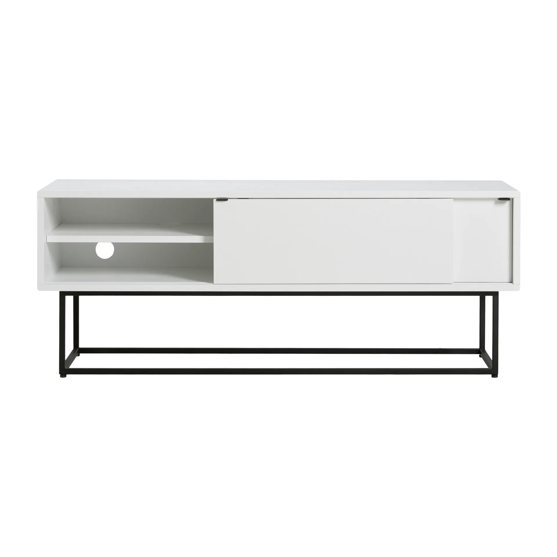 Virka sideboard low, White Woud