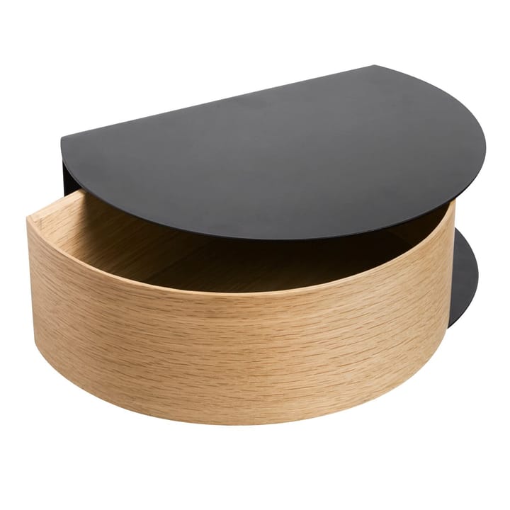 Wallie shelf - black. oak - Woud