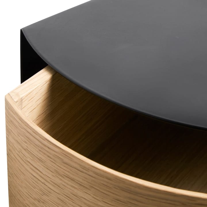 Wallie shelf - black. oak - Woud