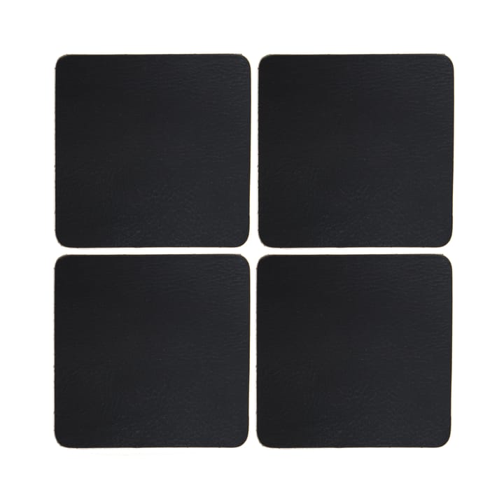 Cuba coaster 4-pack - Black - Xapron