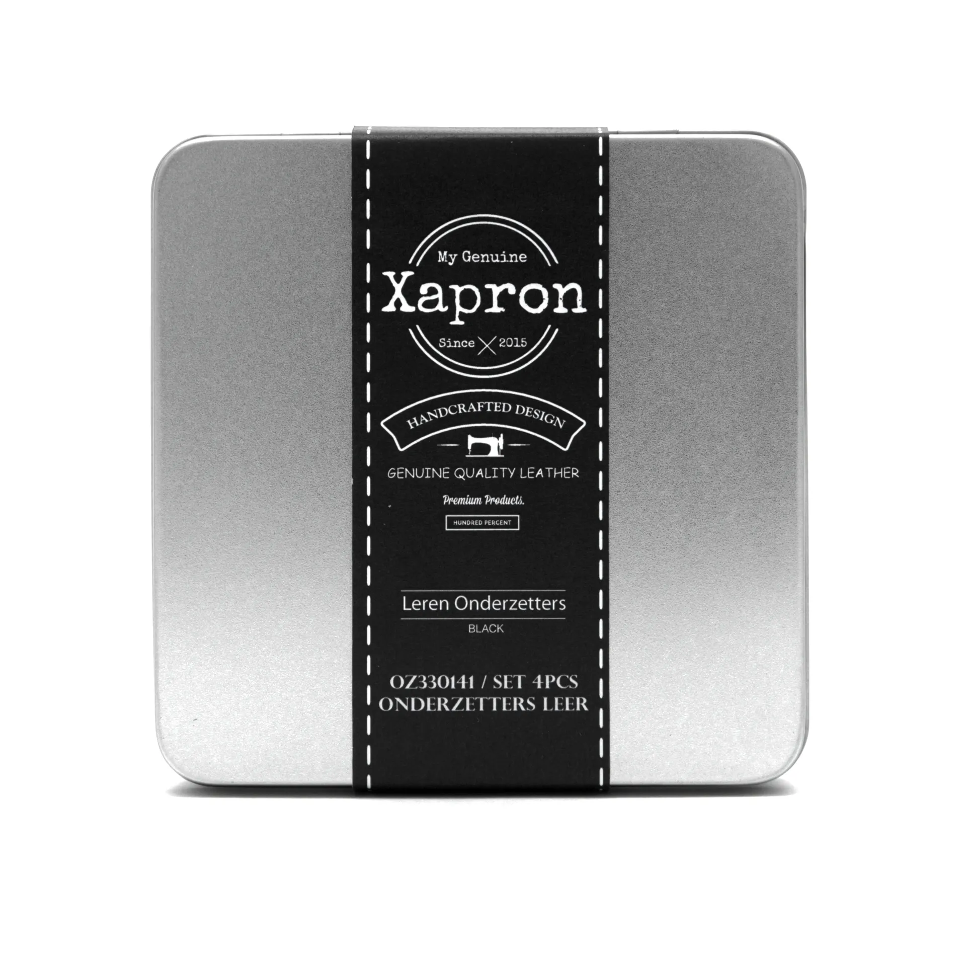 Cuba coaster 4-pack, Brown Xapron