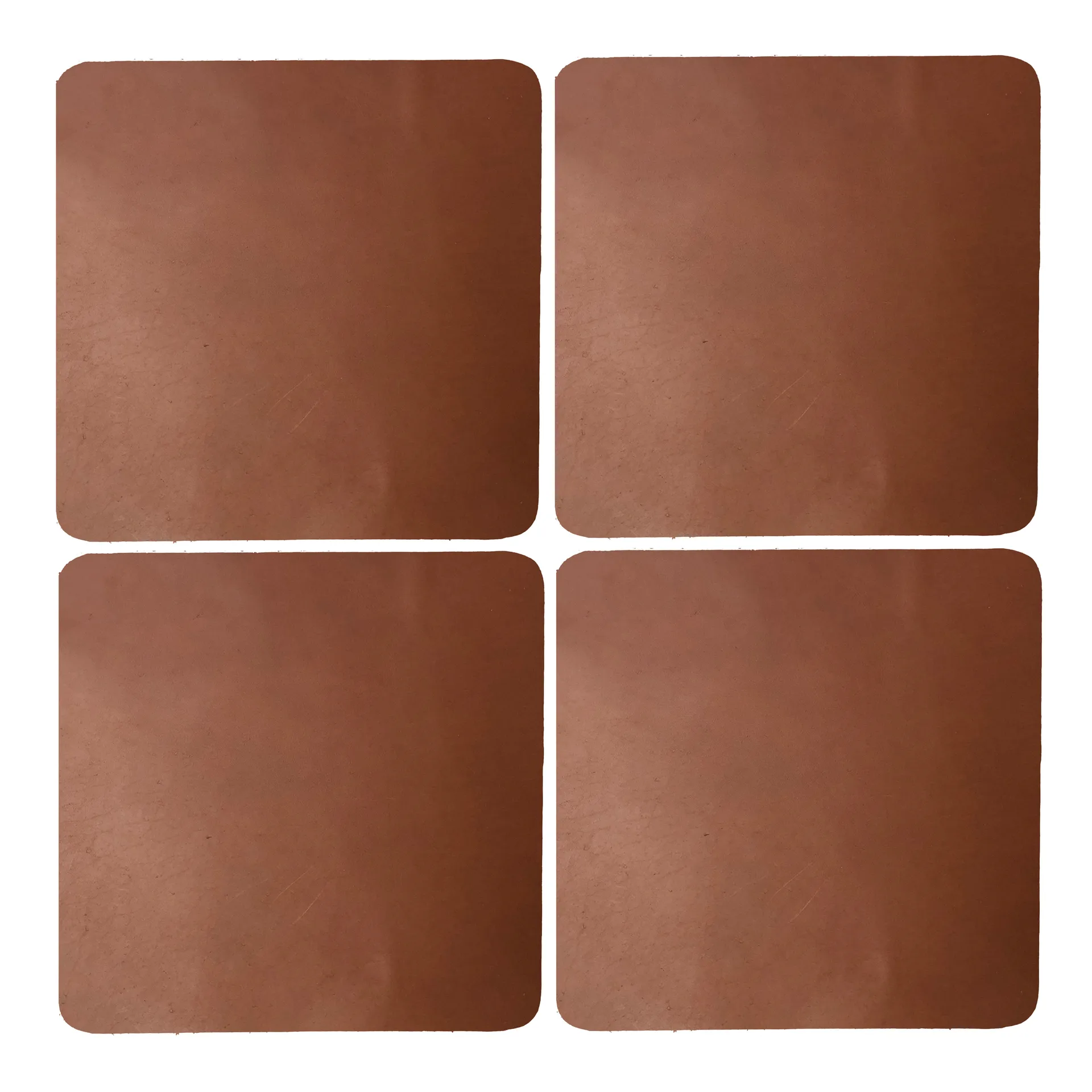 Cuba coaster 4-pack, Cognac Xapron