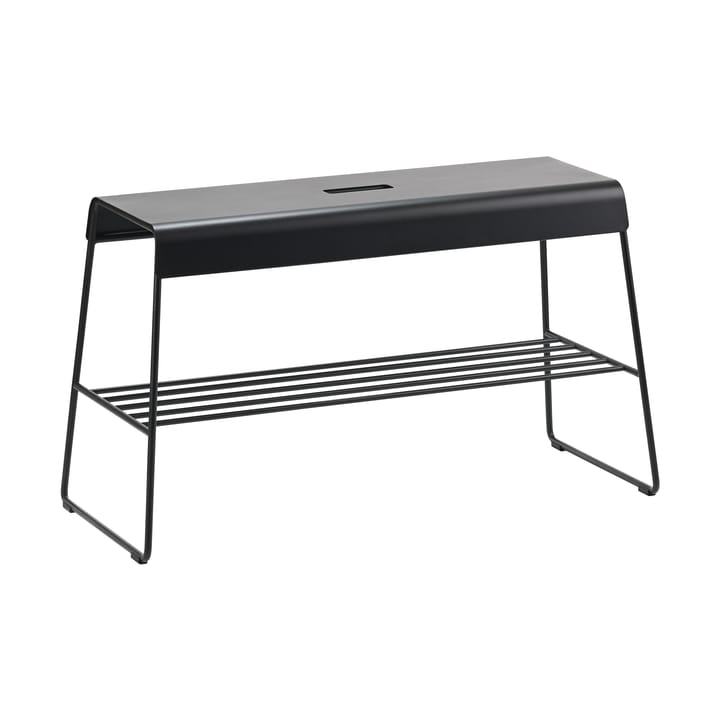 A-bench outdoor bench with shelf 45 cm - Black - Zone Denmark