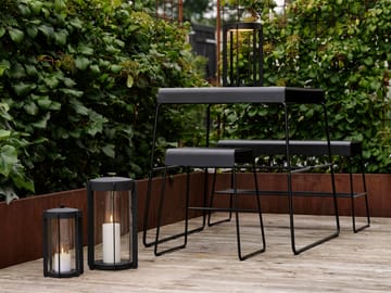 A-bench outdoor bench with shelf 45 cm - Black - Zone Denmark