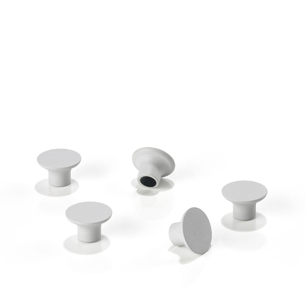 Zone Denmark A-Magnet Soft grey, 5-pack | Scandinavian Design | Decorative accessories | Grey