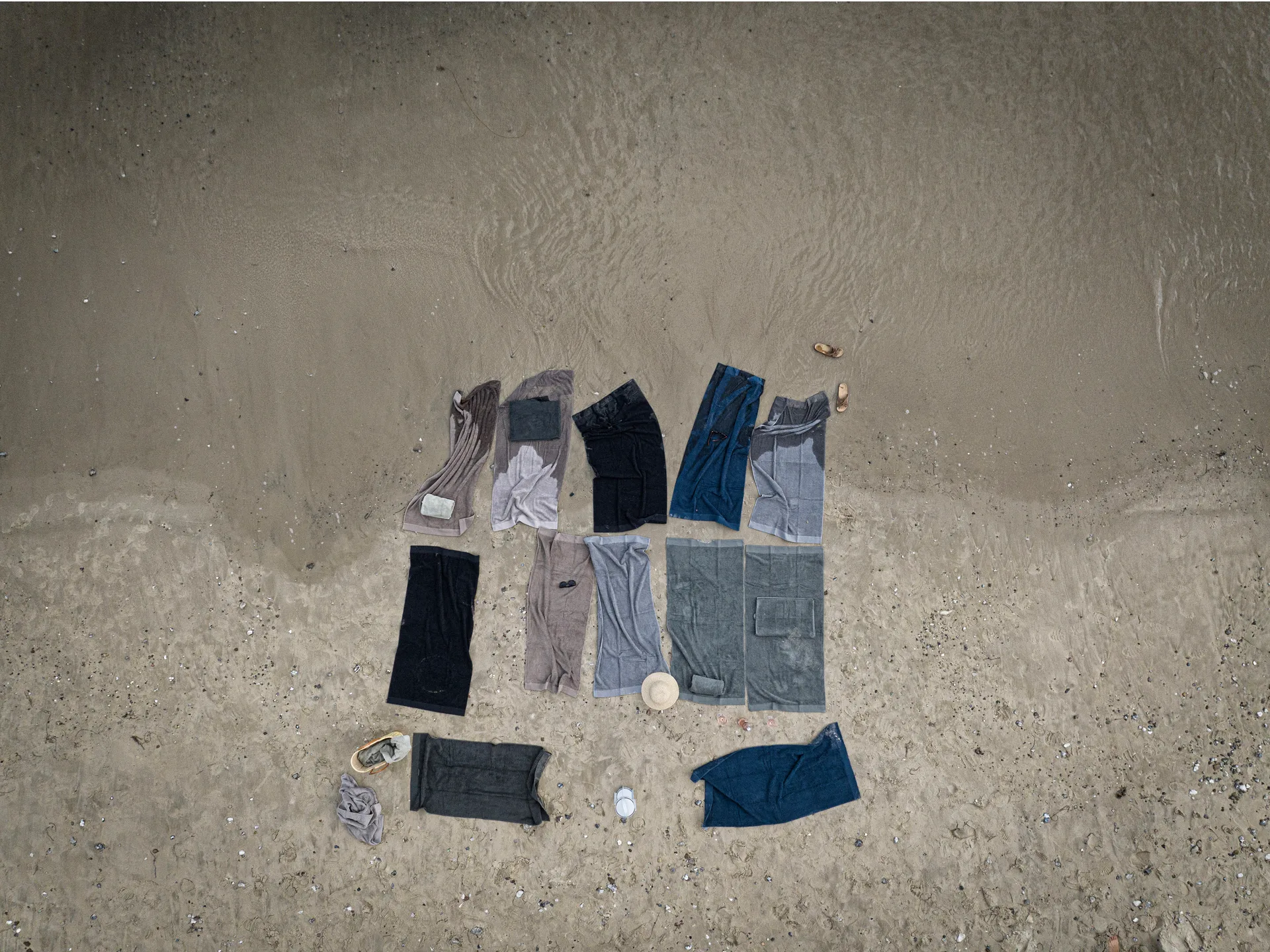 Classic bath towel 70x140 cm, Olive green Zone Denmark