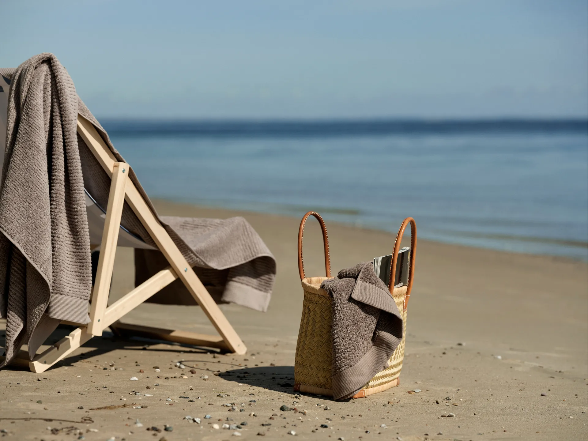 Classic bath towel 70x140 cm, Taupe Zone Denmark