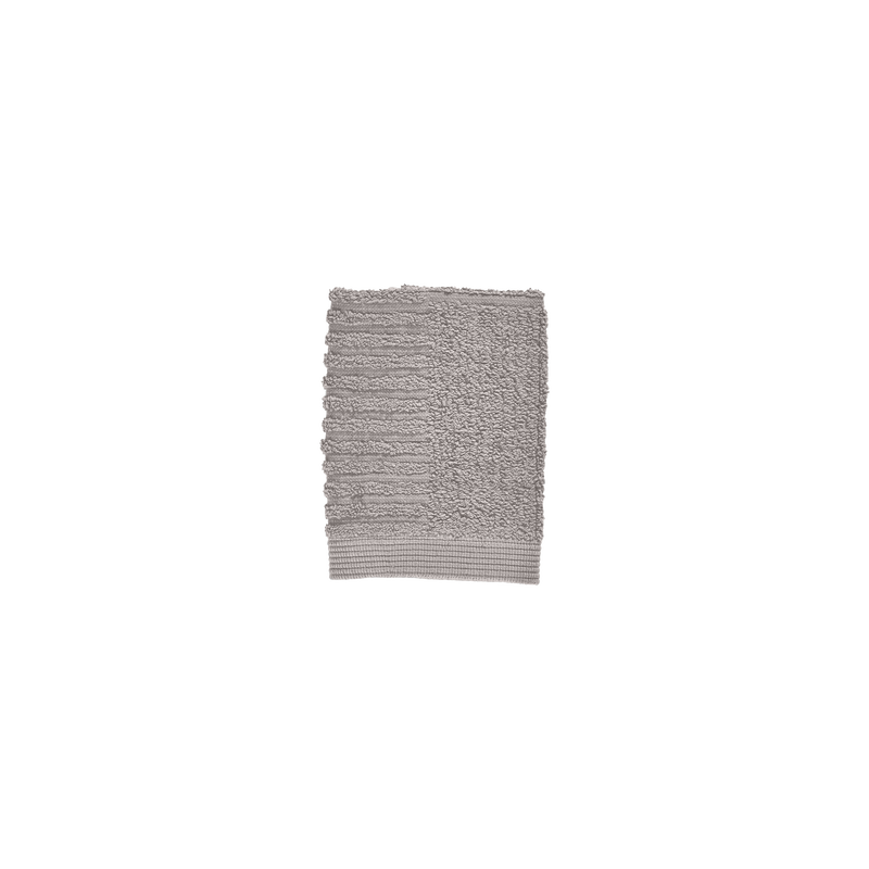 Zone Denmark Classic face cloth 30x30 cm Gull grey | Scandinavian Design | Bath towels | Grey