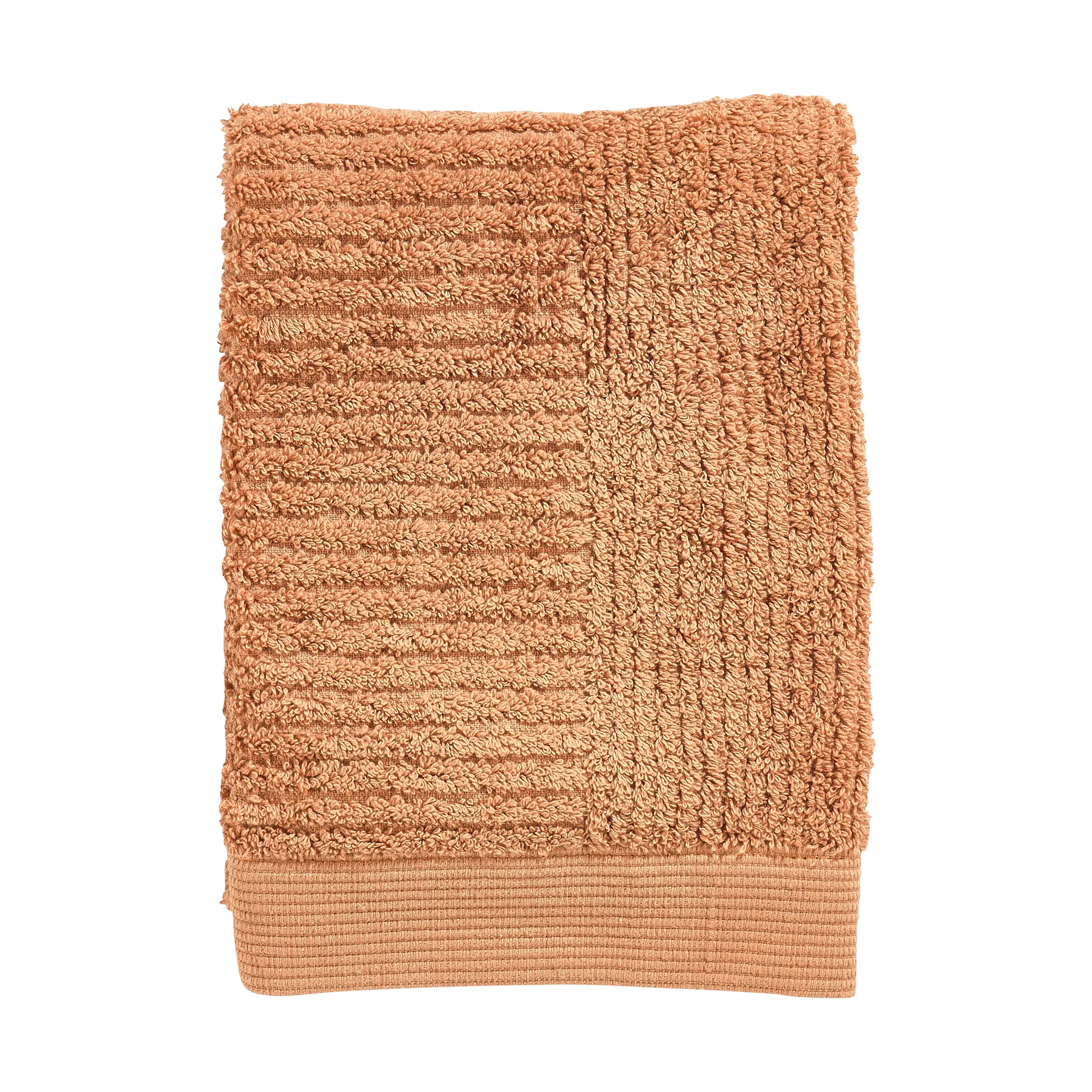 Classic face cloth 30x30 cm, Peach red Zone Denmark