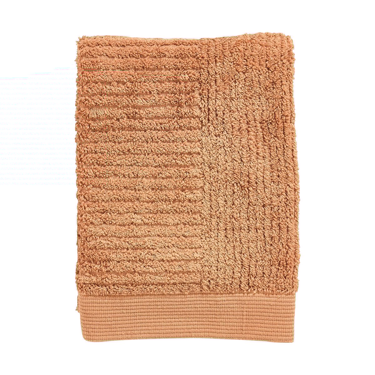 Zone Denmark Classic face cloth 30x30 cm Peach red | Scandinavian Design | Bath towels | Red