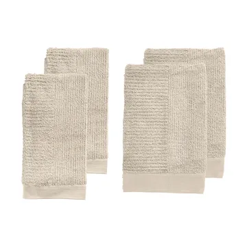 Classic towel set 4 pieces - Sand - Zone Denmark