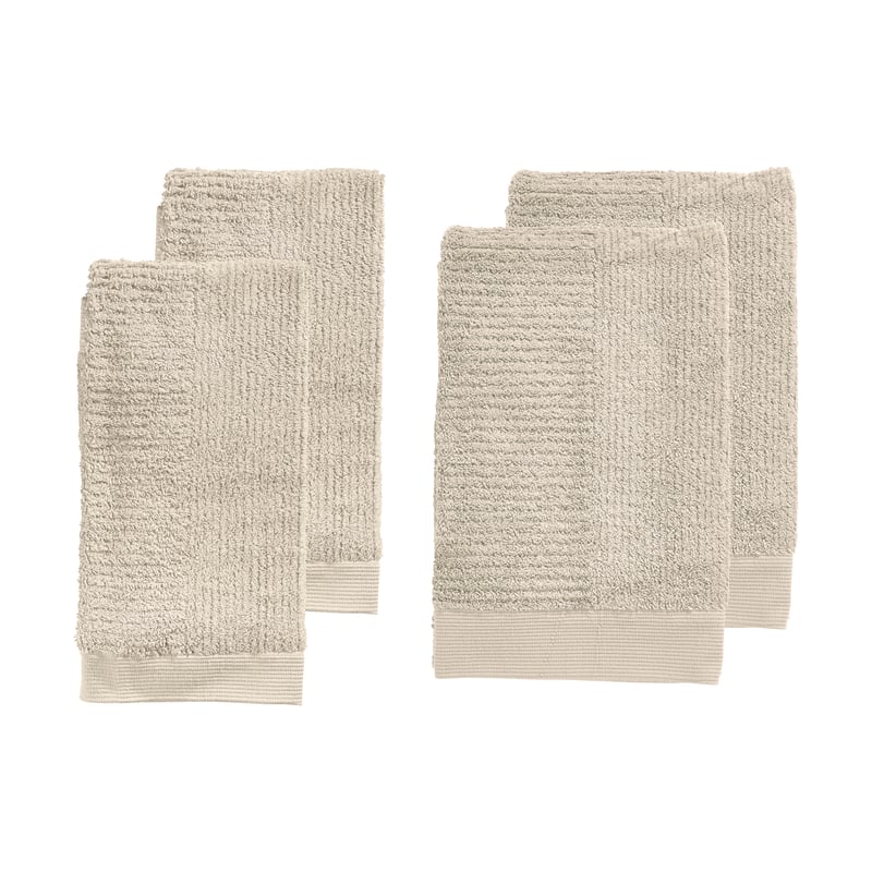 Zone Denmark Classic towel set 4 pieces Sand