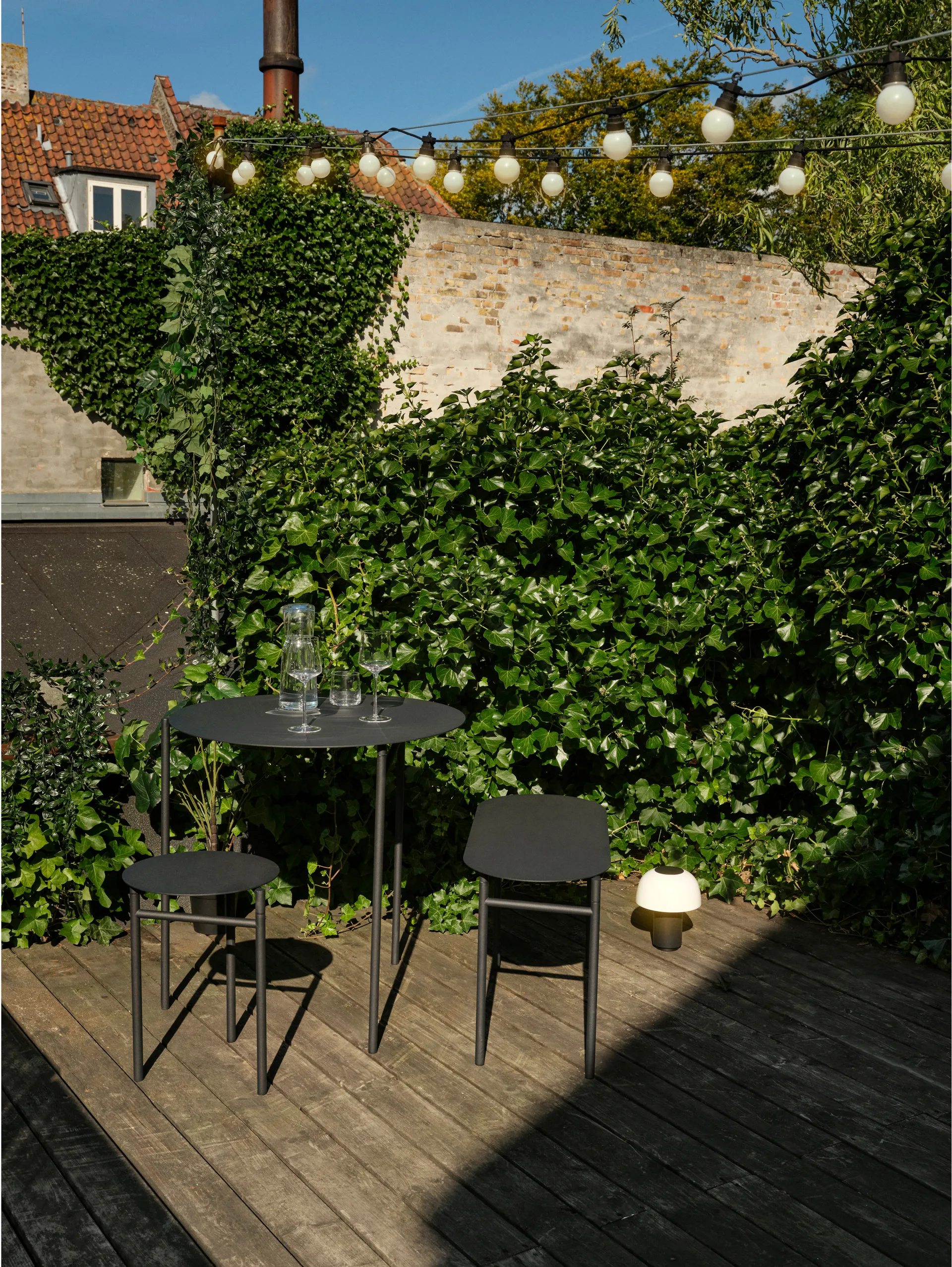 Disc bench 33x80 cm, Black Zone Denmark