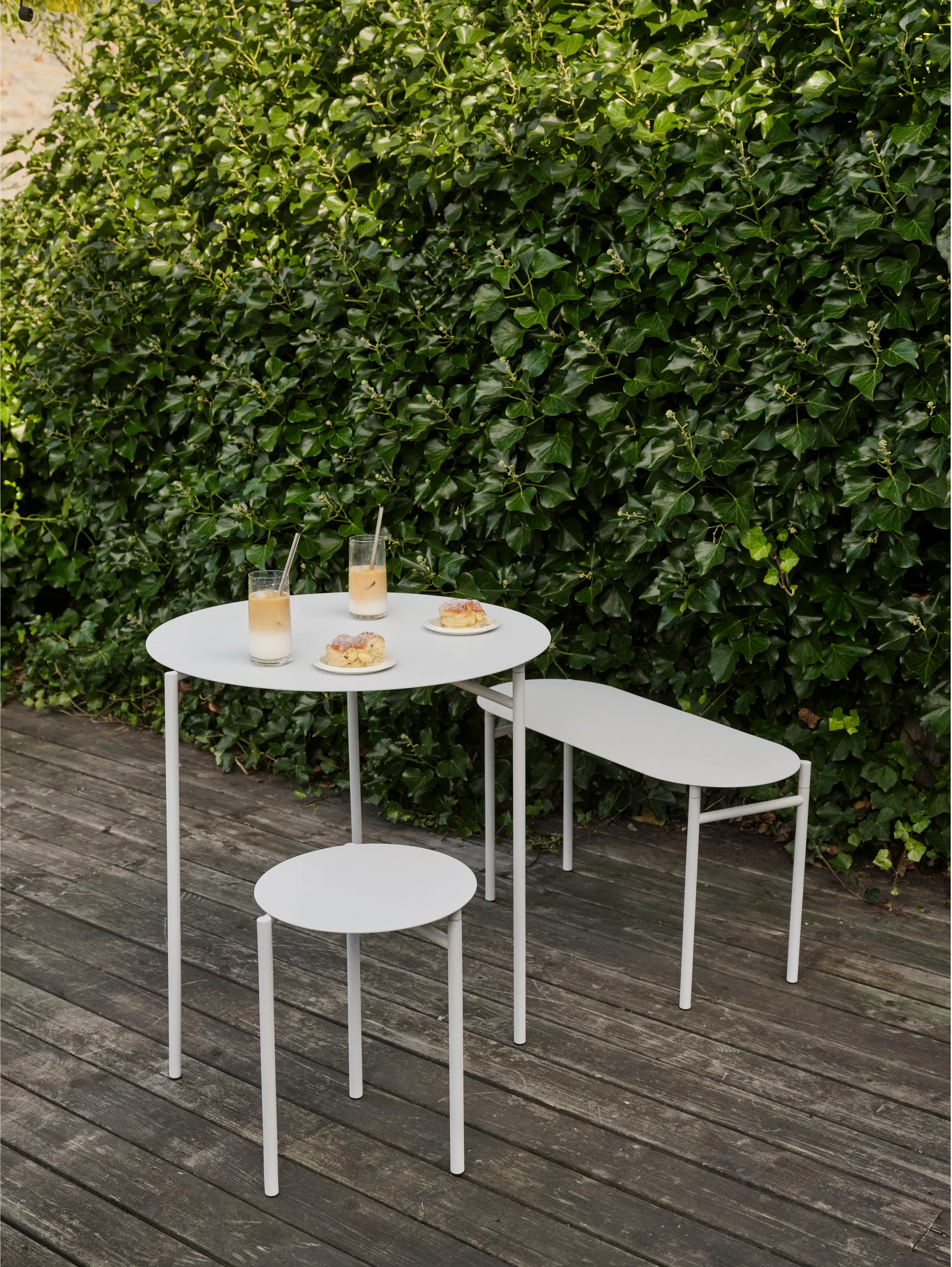 Disc table Ø70 cm, Soft Grey Zone Denmark