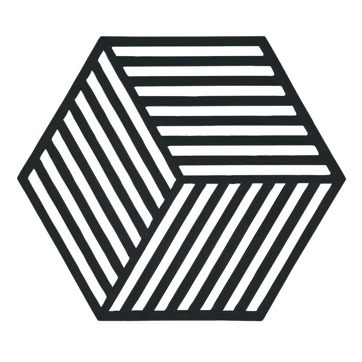 Zone Denmark Hexagon trivet black | Scandinavian Design | Trivets | Black