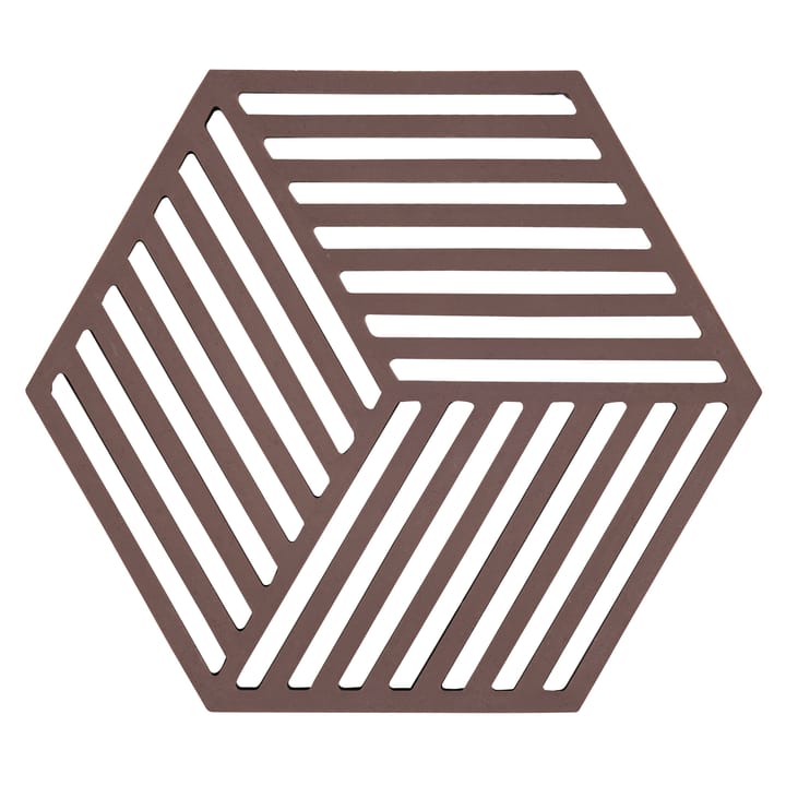 Hexagon trivet - chocolate - Zone Denmark