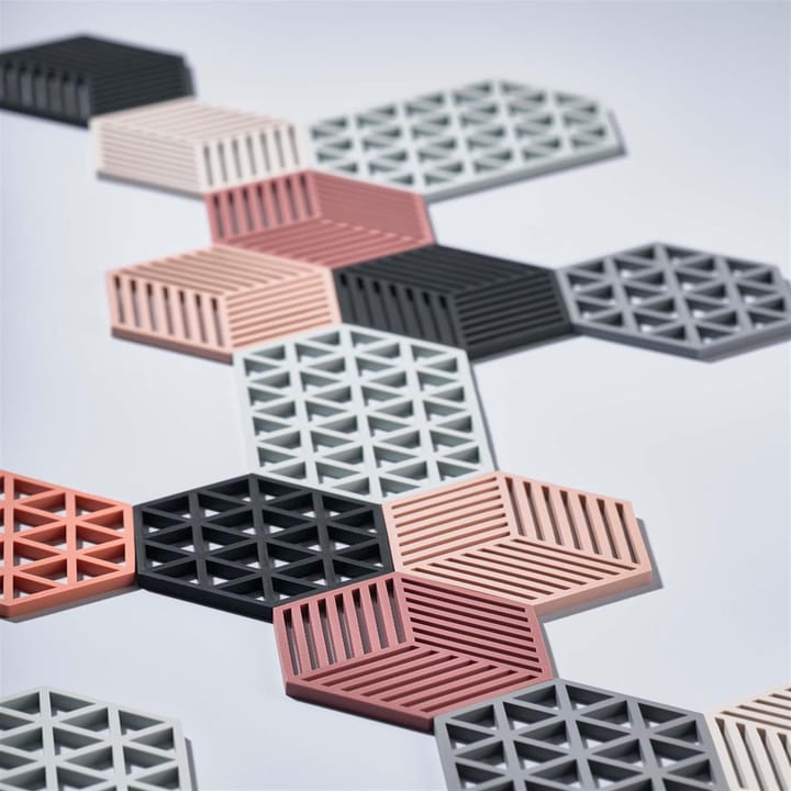 Hexagon trivet - cool grey - Zone Denmark