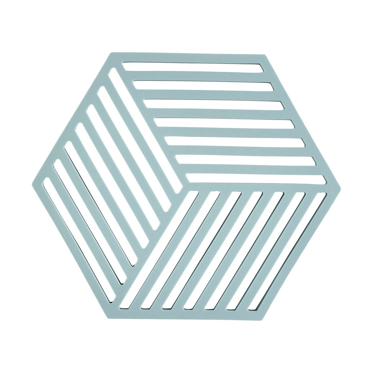 Zone Denmark Hexagon trivet Fog blue | Scandinavian Design | Trivets | Blue