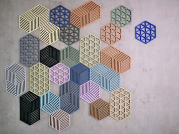 Hexagon trivet large - Fog blue - Zone Denmark