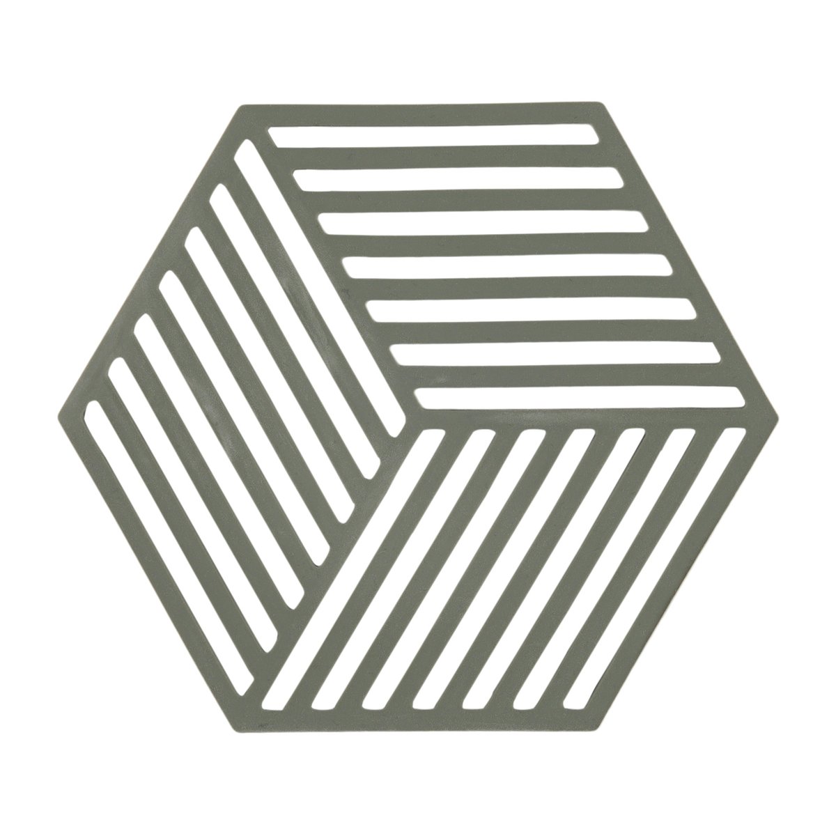 Zone Denmark Hexagon trivet Olive Taupe | Scandinavian Design | Trivets | Green