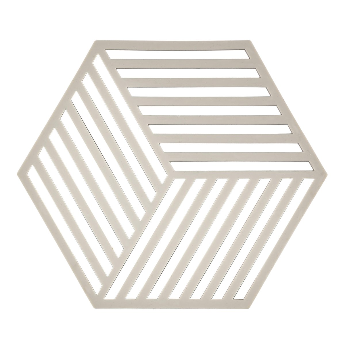 Zone Denmark Hexagon trivet warm grey | Scandinavian Design | Trivets | Grey