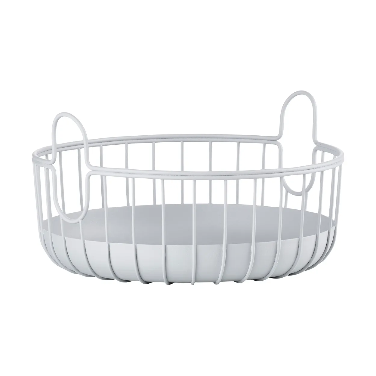 Zone Denmark Inu basket o22x8 cm Soft grey | Scandinavian Design | Storage baskets | Grey