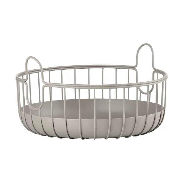 Inu basket Ø22x8 cm - Taupe - Zone Denmark