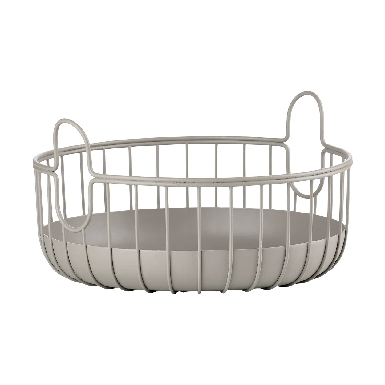 Zone Denmark Inu basket o22x8 cm Taupe | Scandinavian Design | Storage baskets | Brown