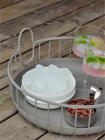 Inu basket Ø38x18 cm - Taupe - Zone Denmark